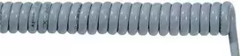 LAPP 73220362 Spiraliuotas kabelis UNITRONIC® SPIRAL LiF2Y11Y 300 mm / 1200 mm 6 x 0,25 mm² Pilka 1 vnt.