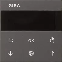 GIRA 536628 S3000 žaliuzių + laikmačio jungiklis su ekranu (536628)