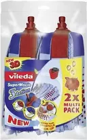 Grindų šluotraičių rinkinys VILEDA SuperMocio 3x Action, 2 vnt., modelis 122615
