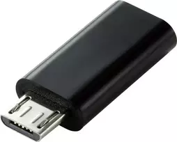 Renkforce RF-4472838 Laidų sąsajos / lyties adapteris Micro USB-B į USB Type C juodas (RF-4472838)