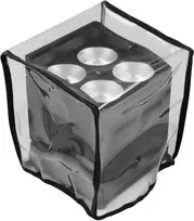 EUROLITE AKKU UP-4 QuickDMX vandeniui atsparus akumuliatorinis maitinimo blokas belaidžiam DMX valdymui