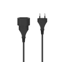 Hama 00223262 ilginimo laidas 3 m 1 kištukinis lizdas Vidaus juoda