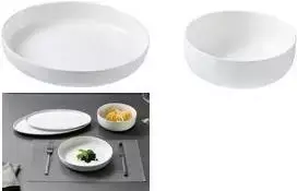 Porcelianinė makaronų lėkštė Ritzenhoff & Breker SKAGEN 215 mm, tinkama plauti indaplovėje