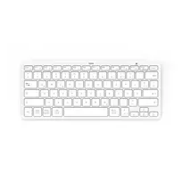 Hama Travel 400 belaidė klaviatūra QWERTZ vokiška Bluetooth pilka, balta