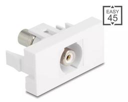 DeLOCK keystone modulis 90858 plokščias baltas RCA jungtis 1