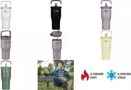THERMOS izoliacinis puodelis REFRESHING SERIES vanilinis, matinis 850 ml (4141396085)