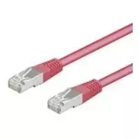 Wentronic Goobay CAT 5e jungiamasis laidas, SF/UTP, raudonas, 3 m - CCA vario mišinys (93416)
