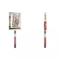 Tinklo prieš vabzdžius ritinys Tesa 55141-00000-01 1,0 m x 1,2 m aliuminio audinys, atsparus plyšimui