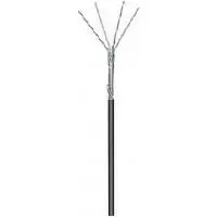 Wentronic Goobay CAT 5e lauko tinklo kabelis, SF/UTP, juodas, 100 m - CCA vario mišinys, AWG 24/1 (vientisas), PE (57296)