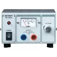 Stalinis laboratorinis maitinimo šaltinis Voltcraft PS-1152A, nuolatinė srovė 1,5–15 V, maks. 1,5 A, 22,5 W