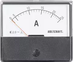 Voltcraft AM-70X60/25A montavimo matavimo prietaisas 25 A elektromagnetinis ampermetras