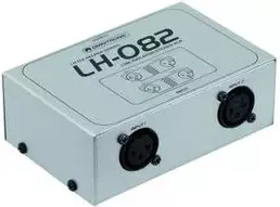 Stereo linijos izoliatorius 19 colių lentynai Omnitronic LH-082 2 kanalų