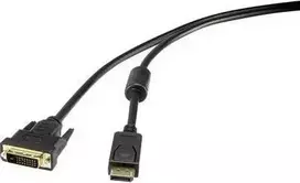 Kabelis DisplayPort į DVI-D Dual Link Renkforce 1404070, 1,8 m