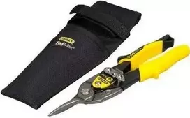 STANLEY Tin Snips FMHT9-14563 žirklinės žirklės tiesiam pjūviui, patvarūs plieniniai ašmenys