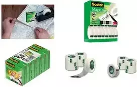 Lipni juosta 3M Scotch Magic 810 — 19 mm x 33 m, 24 ritės, šerdis Ø 25 mm