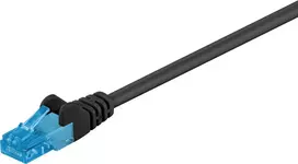 Goobay 55414 tinklo kabelis 20 m Cat6a U/UTP (UTP) juodas (55414)