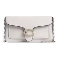 COACH Tabby Calfskin Crossbody Bags Small Women's Chalk White CX245-LHCHK One Size 1 white