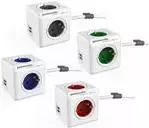 Allocacoc PowerCube Extended USB, 4 lizdai