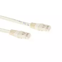 ACT Ivory 1,5 m U/UTP CAT6A jungiamasis kabelis su RJ45 jungtimis