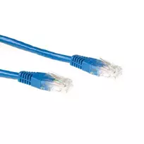 ACT Blue 2 m U/UTP CAT6A patch kabelis su RJ45 jungtimis