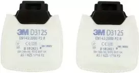 3M Secure Click kietųjų dalelių filtras P2 R D3125 2 vnt.