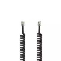 Hama 00201150 telefono laidas 1,5 m Juodas