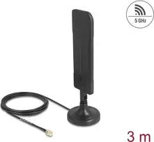 Antena DELOCK 10038 5.8 GHz RP-SMA 3 dBi kryptinė