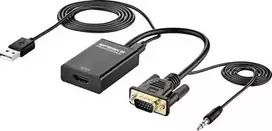 SpeaKa Professional AV keitiklis SP-12111624 [VGA lizdas - HDMI] 1920 x 1080 pikselių (SP-12111624)