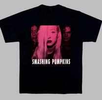 Smashing Pumpkin Band Classic Music Art Summer Casual TShirt Unisexs and Womens Luxury Brand Top  New Art M red