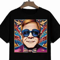 Elton John Tshirt 8 , Elton John Graphic Tee, Elton John Graphic Tee, Elton John L brown