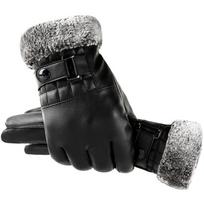 Vyriškos šiltos žiemos pirštinės Lauko pirštinės Pirštinės su pilnais pirštais 1 Pair  juoda
