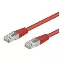 Wentronic Goobay CAT 5e Patch Laidas, F/UTP, Raudonas, 7,5 m - CCA vario mišinys (50155)