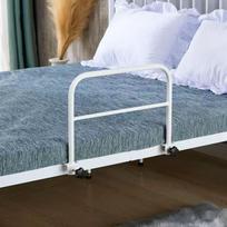 Dormitory Bed Fence Screwless Setup Installation Bunk Rail Sturdy and Stable for Students, gray