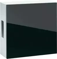 Grothe GONG 465A Bw/black – belaidis skambutis, juodai baltas, plieninis, laidinis, 83 dB, AC/baterija, 8–12 V