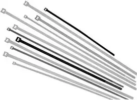 LappKabel Basic Tie kabelio raištis (Ilgis x Plotis) 370 mm x 3,6 mm, juodas (atsparus UV), 100 vnt. (61831053)