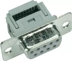 Harting D-SUB kištukas 180° 9 kontaktų IDC 09 66 128 7700
