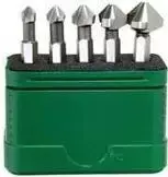Wiha įgilintuvų grąžtų rinkinys 5 vnt. 6,3 mm, 8,3 mm, 10,4 mm, 12,4 mm, 16,5 mm HSS 28027 1/4 (6,3 mm) 1 rinkinys (28027)