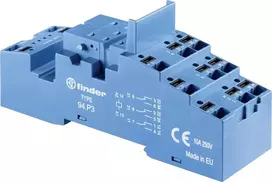 Finder Relės lizdas 1 vnt. 94.P3 serijos 55, 86, 094 55.32, 55.33, 8 (94.P3)