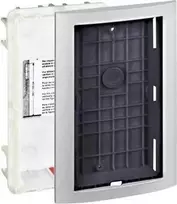 Legrand 5145755 įmontuojamas vaizdo domofono korpusas – juodos/sidabrinės spalvos