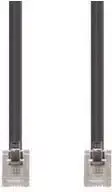 Telefono laidas e+p T 11 3 m permatomas juodas
