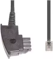 Telefono laidas e+p T 36/3 3 m permatomas juodas