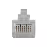 ACT RJ45 (8P/8C) CAT6 modulinė jungtis apvaliam kabeliui, viengysliams ir suvytytiems laidams