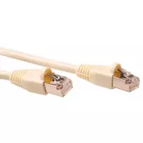 ACT Ivory 20 m SF/UTP CAT5E patch kabelis su RJ45 jungtimis, apsauga nuo užkliuvimo