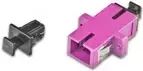 Lightwin LKUP SC-SC MM OM4 Kištukinis lizdas elektroniniam juodam jungikliui – violetinis plastikas (LKUP SC-SC MM OM4)