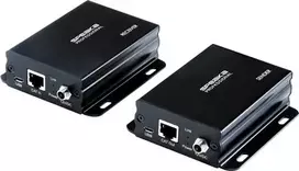 SpeaKa Professional SP-8567416 Garso/vaizdo stiprintuvas AV siųstuvas-imtuvas juodas (SP-8567416)