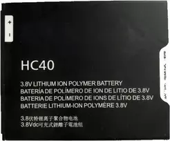 Baterija MOTOROLA HC40, skirta Moto C, 2350 mAh, ličio jonų, įkraunama
