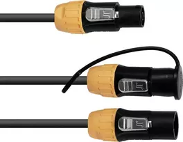 Adapterinis kabelis EUROLITE 30235009 IP T-Con (kištukas) į 2× T-Con (lizdas) — signalo šakotuvas