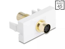 DeLOCK 90872 lyties keitiklis Mini-DIN 4 kontaktų Baltas