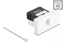 DeLOCK 90879 lyties keitiklis RJ45 LSA 180° juoda balta