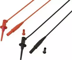 Voltcraft MSL-528 matavimo laidai 4 mm saugos kištukas 1,2 m raudonas juodas 1 pora (VC-17182160)